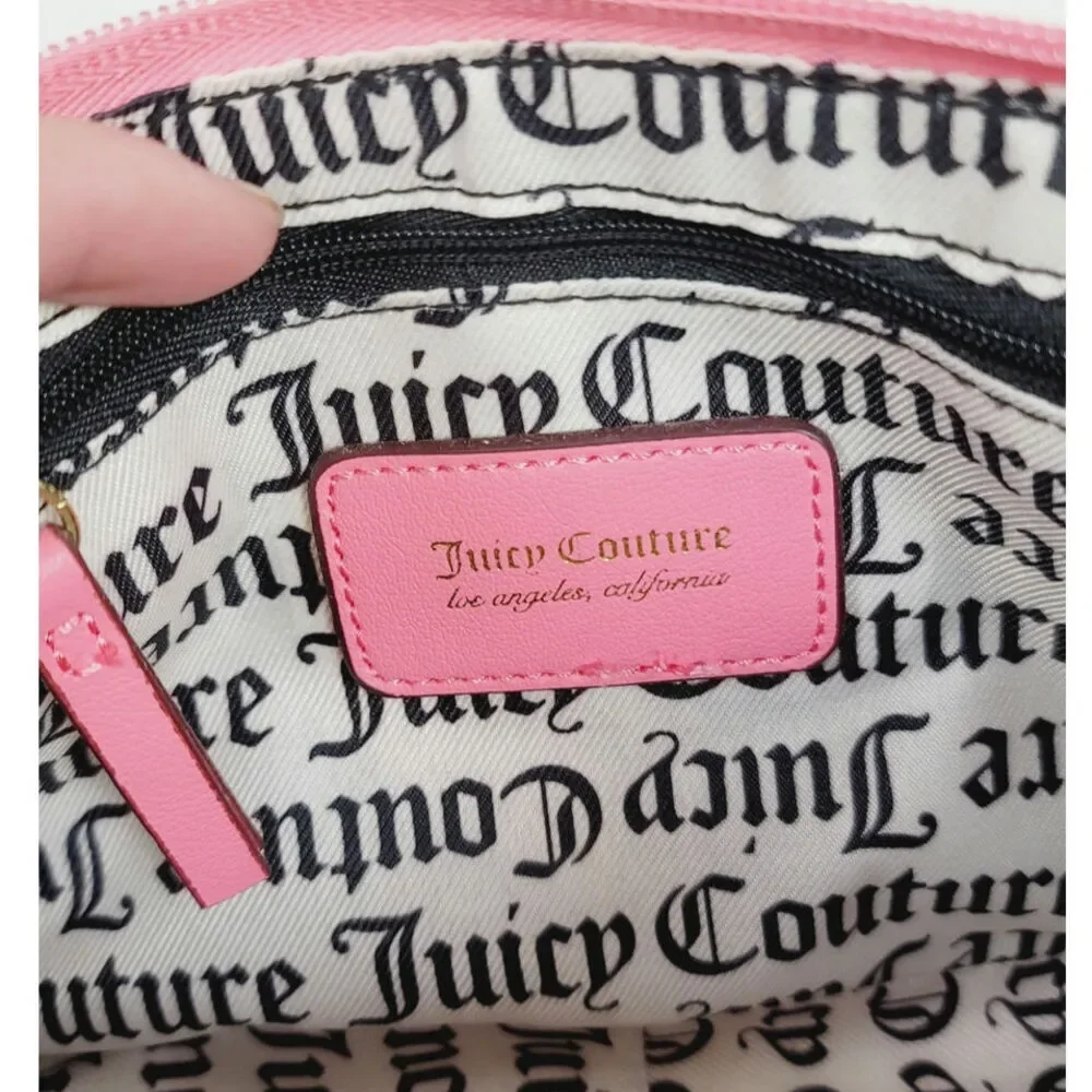 JUICY COUTURE Chestnut Chino Pink Fashionista Shoulder Bag